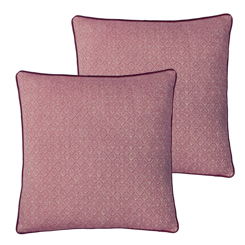 Square Throw Cushion, Berry