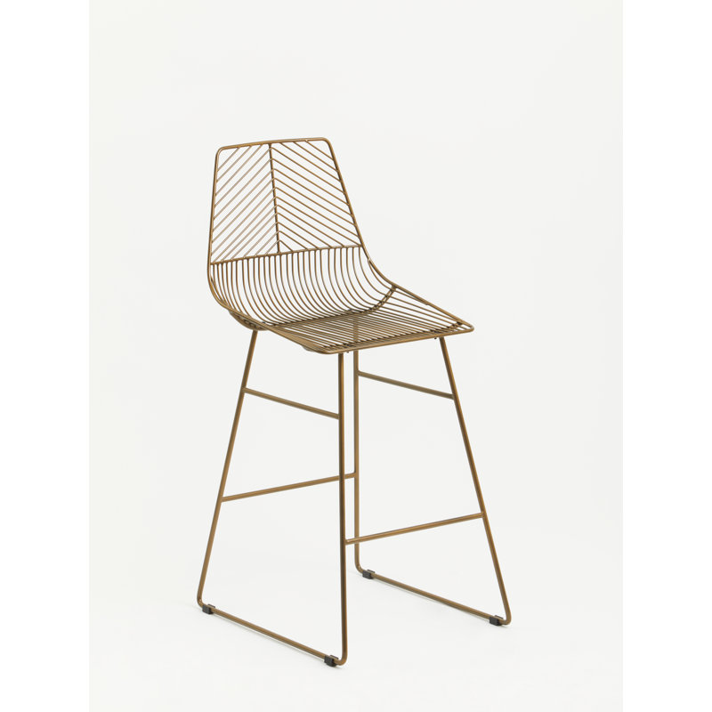 Aileen Steel Outdoor 65.5 cm Stool, Bronze