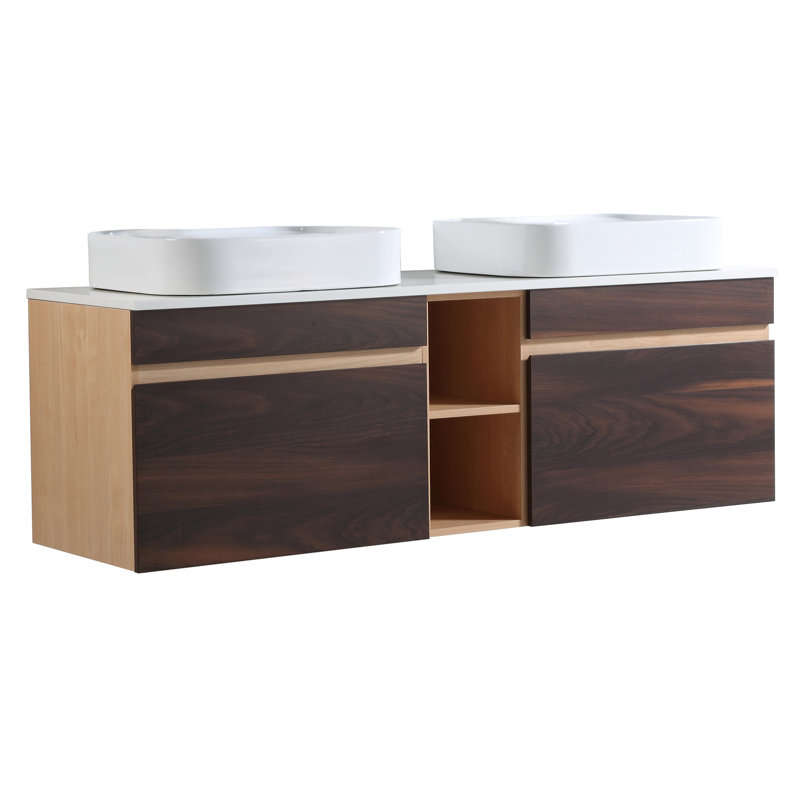 Ensemble de meuble-lavabo double 60 po