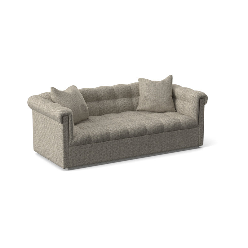 Thom Filicia Home 88" Nottingham Mid Sofa, Casa Blanca, Impala Linen