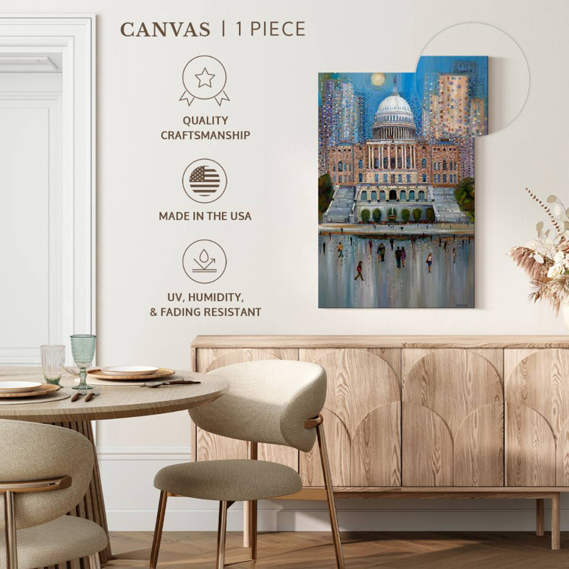 Lilie Stately Washington DC Capitol, 36" H x 24" W