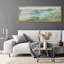"Pastoral River Scene", campagne rétro rétro, très grande impression murale encadrée-111565882-96074495
