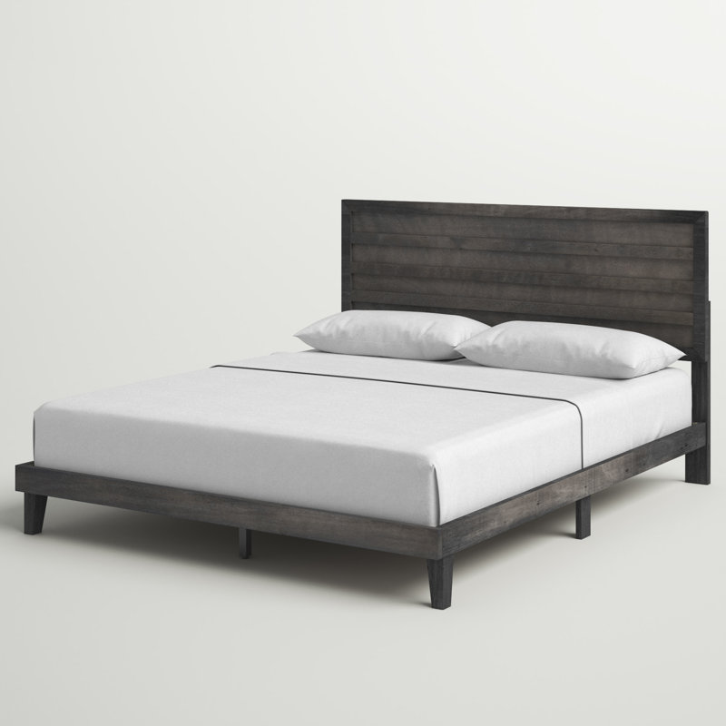 Grimaldo Slat Bed, Queen, Brownish Gray