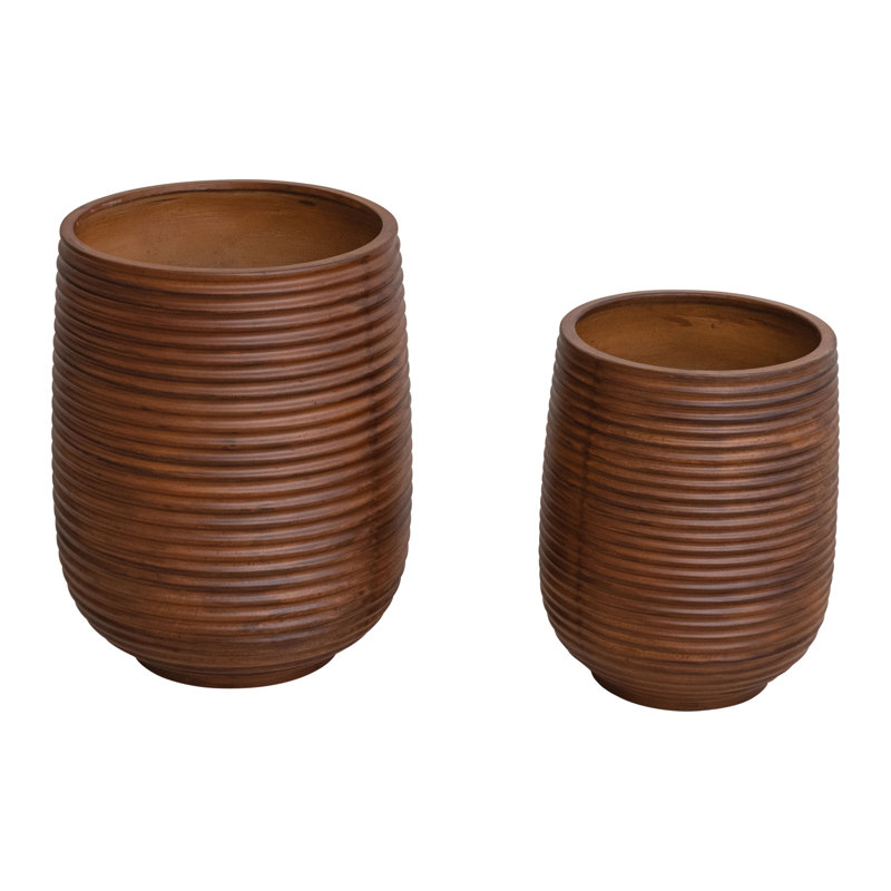 Lightweight Eco Ribbed Planters