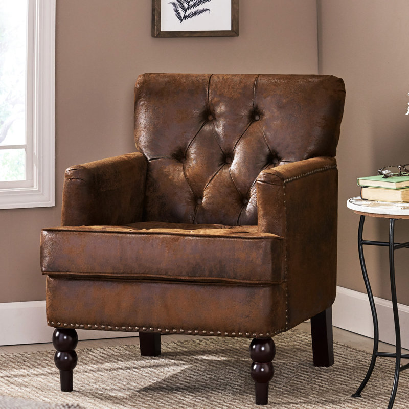Chaise en microfibre Fashion, Brown