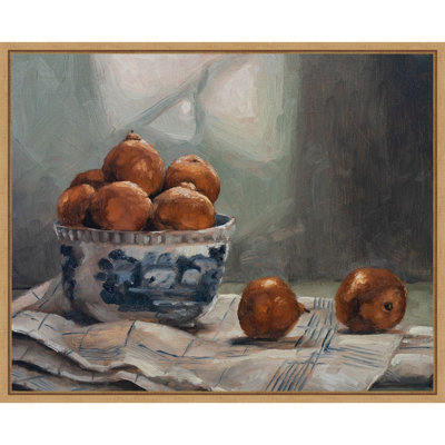 A Dish of Fruit IV by Marian Parsons Framed Canvas Wall Art Print