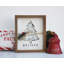 Plaque murale en bois Believe