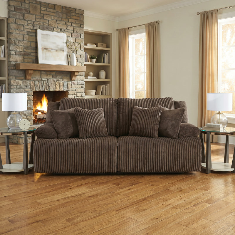 Matherly 2-Piece Sectional Loveseat, Brown