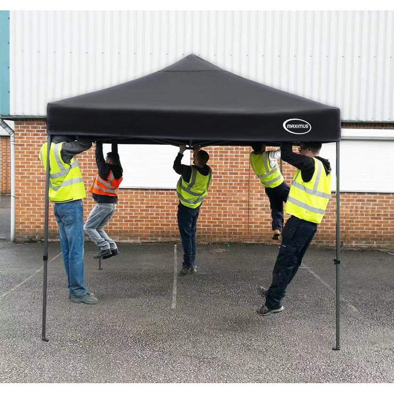 Lawler 10 Ft. W x 10 Ft. D Metal Soft-top Gazebo, Grey