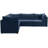 Ensoll Velvet L-Shaped Sectional Reversible-1930743965