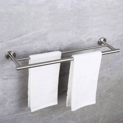 5 Pack Bathroom Towel Rack Set Wall Mount