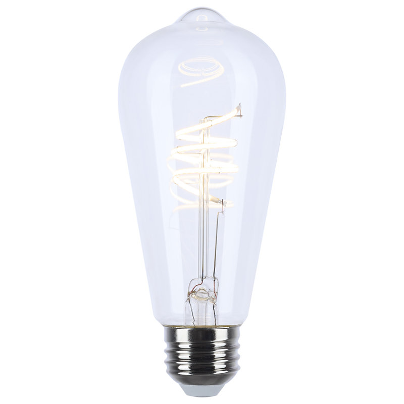 6 watts ST19 à filament incandescent à filament gris E26 3000K 120 Volt