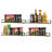 4 Piece Wall Mounted Spice Organizer Rack