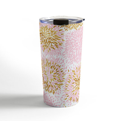 East Urban Home Double Wall Insulated Stainless Steel Travel Mug with