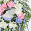 Couronne d'hortensia 24 po pour la porte d'entrée Spring Summer