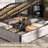 Tryston 3-pieces Rustic & Farmhouse King Bedroom Set, White-118138201-118138205