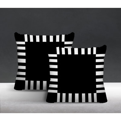 No Decorative Addition Outdoor Reversible Throw Pillow