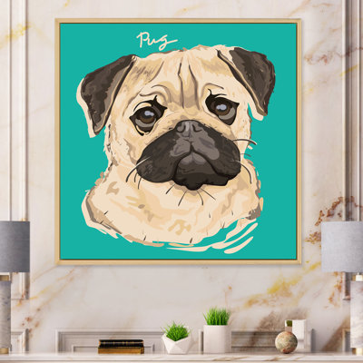 " Cartoon Pug "