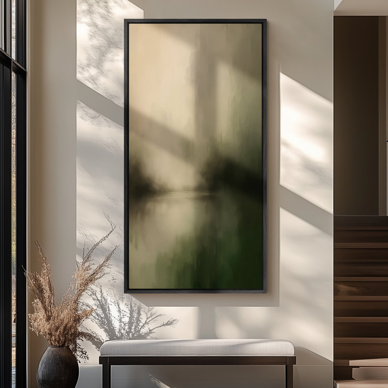 Très grand art mural rétro encadré pour art classique, H 60 po x l 30 po, Noir