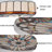 4-Light 19.7" Tiffany Style Flush Mount Ceiling Light