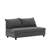 Loveseat Module For Modular Sectional Sofa,Chenille,Minimalist Style-1766110529