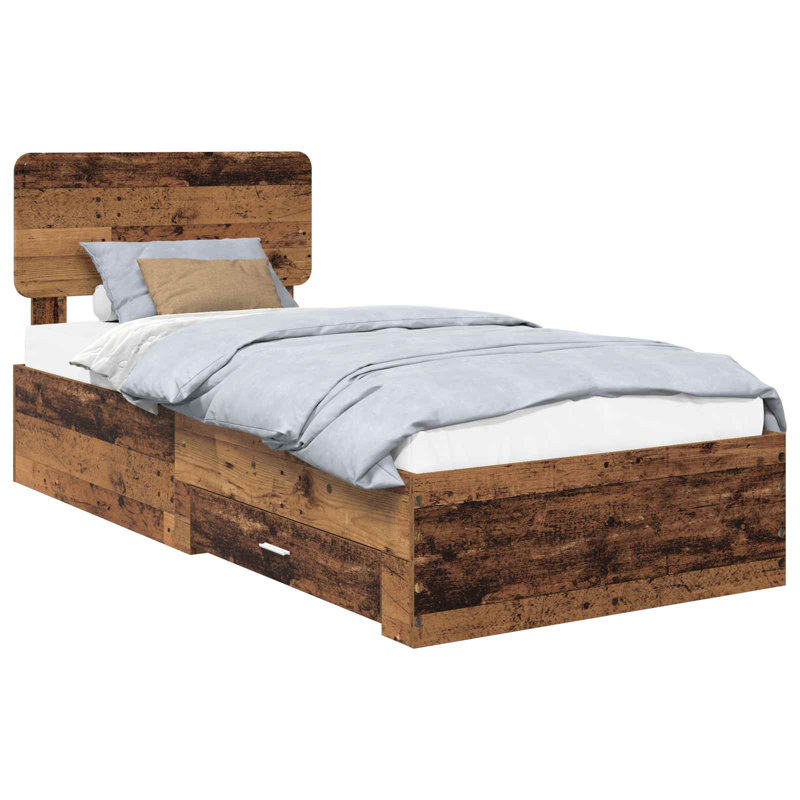 Bed, Old Wood, Single (3')