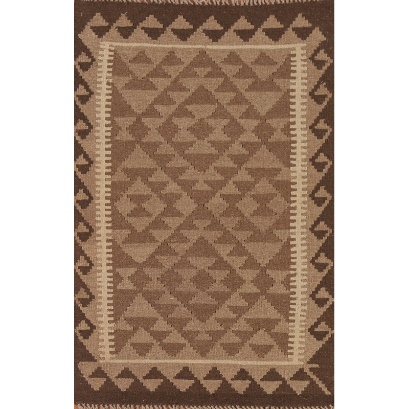 Geometric Kilim Oriental Area Rug 3x4