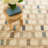 Mosaic Blue Handwoven Jute Rug-78142785