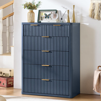 blue dresser wayfair Dark Dressers & Chests You'll Love Mirror