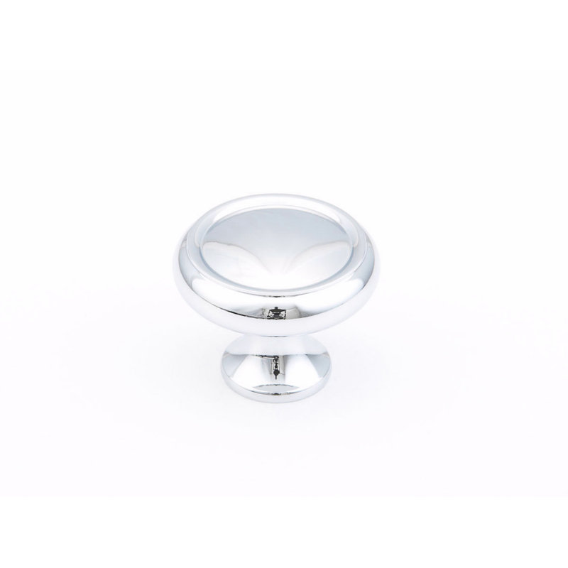Traditional Round Knob, Polished Chrome