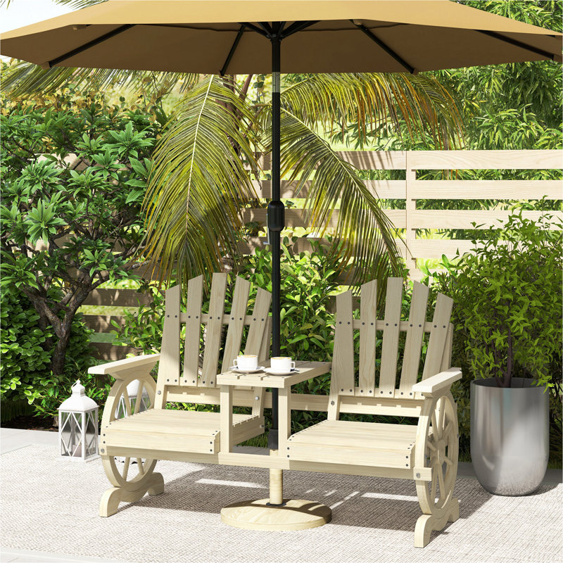 Banc de jardin Outsunny