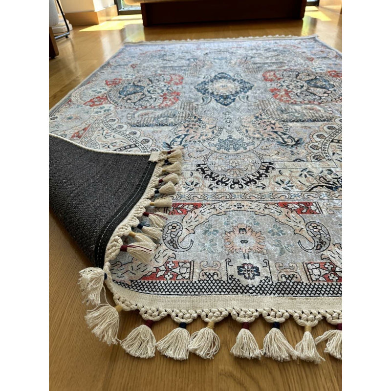 Tapis Nashayla avec envers antidérapant, Tapis de couloir 3 pi 11 po x 8 pi 2 po