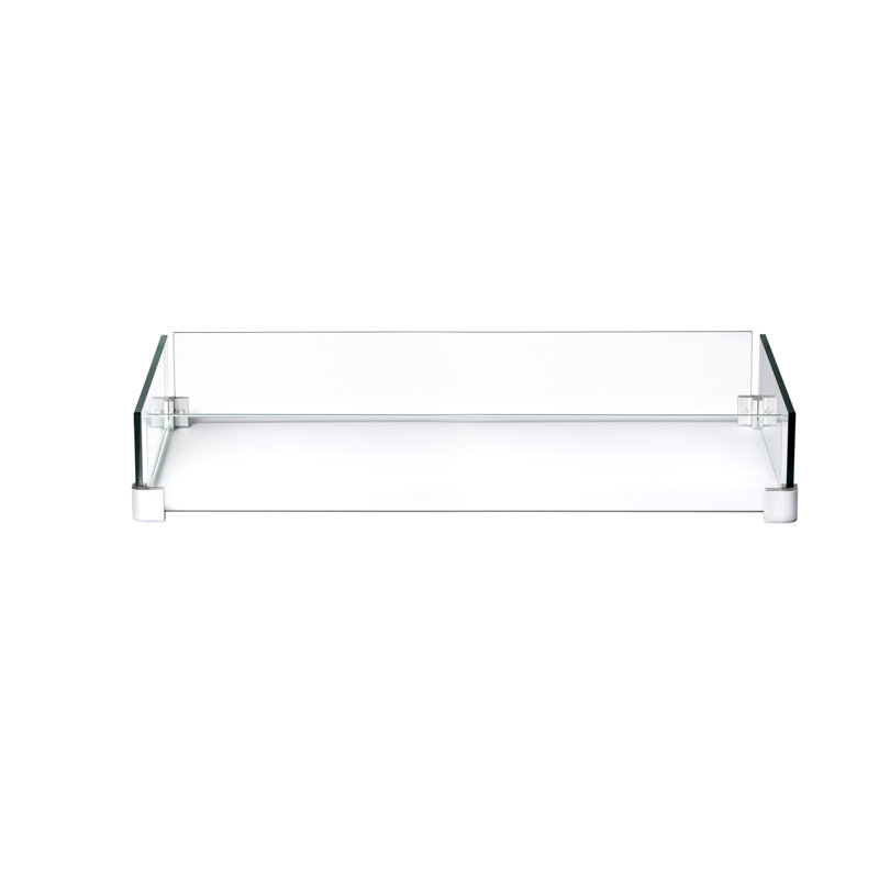 Pare-brise Napoleon (verre), H 5,5 po x l 23 po x P 23 po