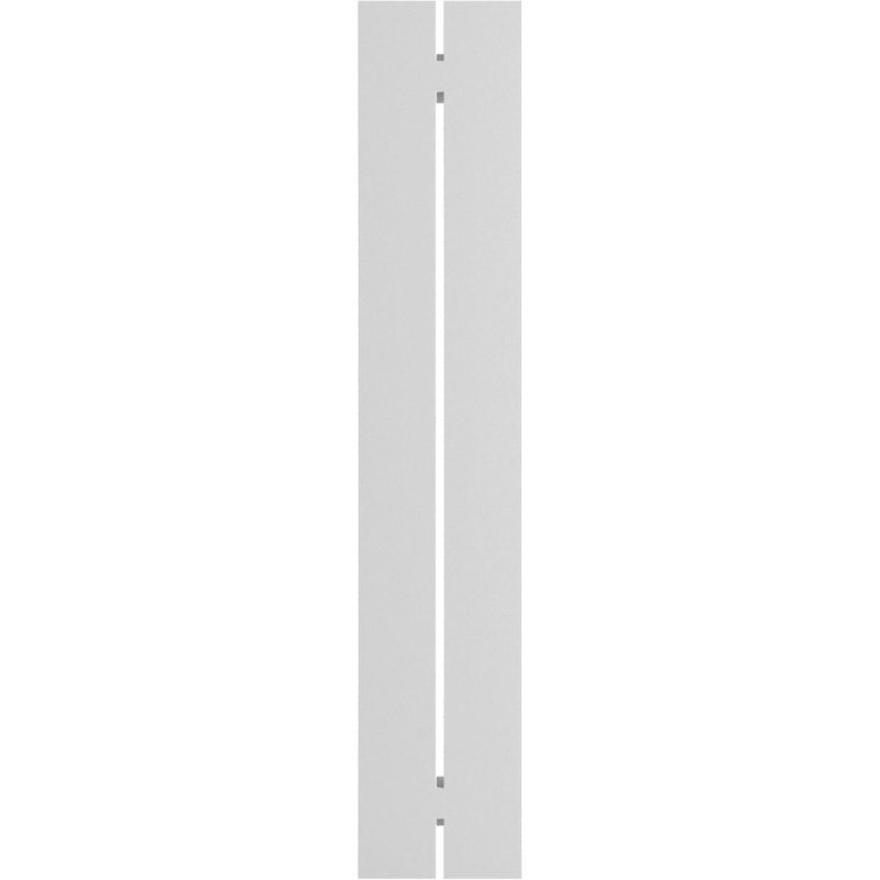 Volets en PVC True Fit à deux planches espacées, Bleu séjour, H 63 po x l 11,25 po x P 0,625 po