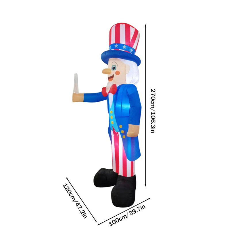 Décoration gonflable Uncle Sam