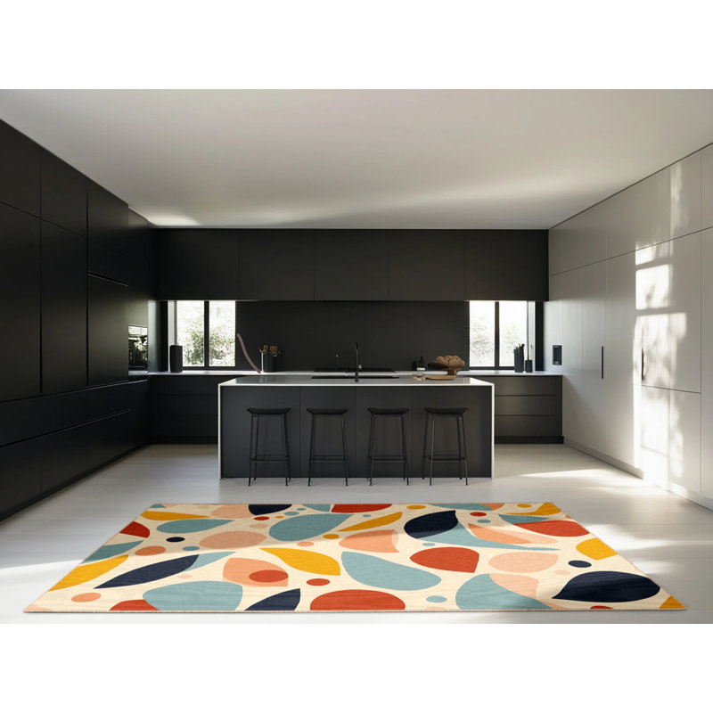 Vibrant Sparkle Rug, Rectangle 5' x 8'