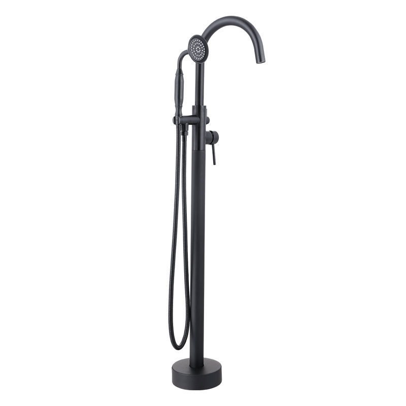 Floor Tub Spout with Diverter