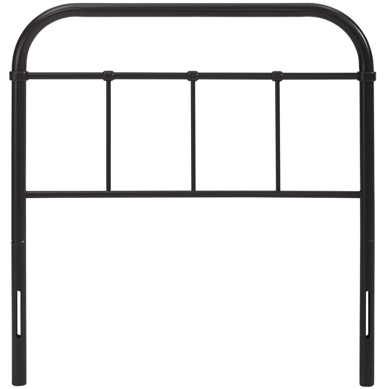 Tête de lit simple en acier Serena de Modway, Brun