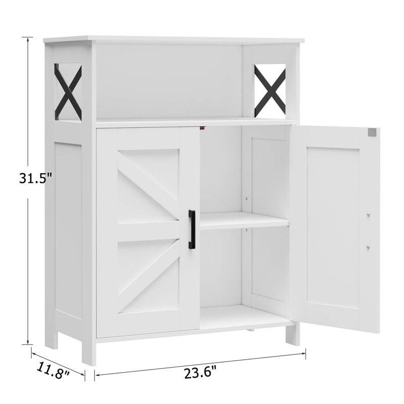 Armoire de rangement Farmhouse, White