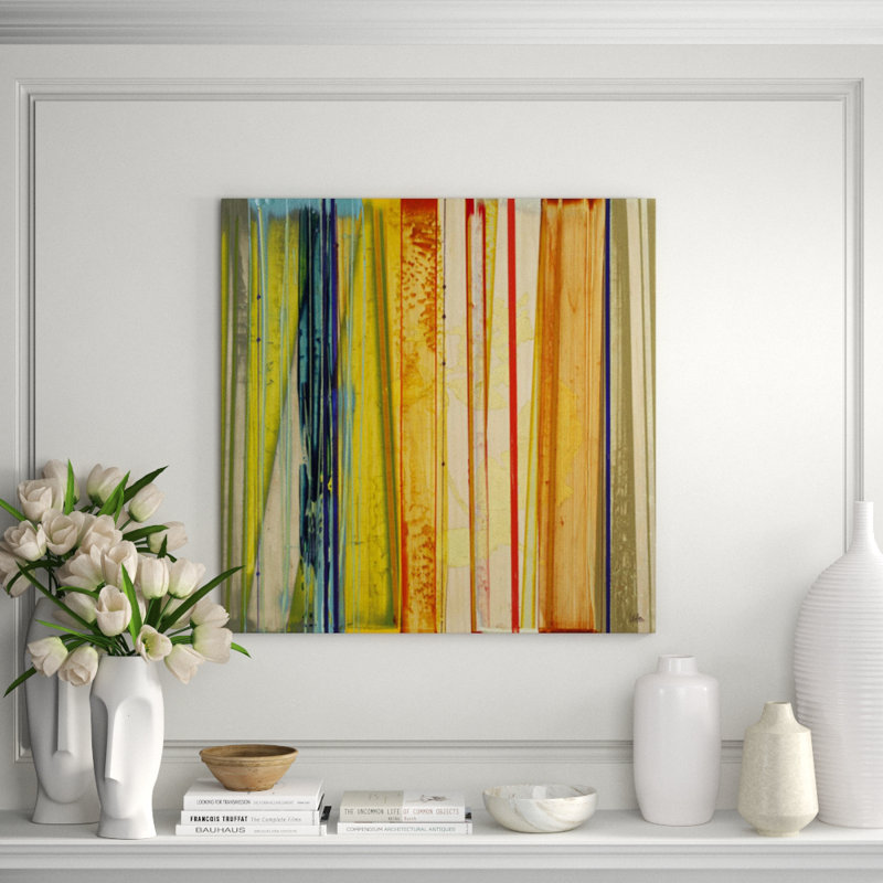 Fresh Air III Painting by Leila, Brush Gel, 36" H x 36" W