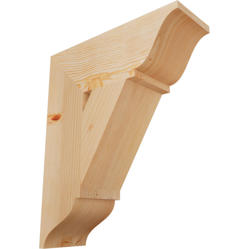 Support traditionnel, H 22 po x l 5,5 po x P 18 po, Douglas (lisse)