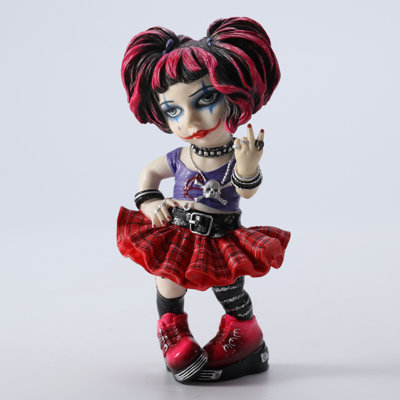 5.91 in H Cosplay Kids - Punk Girl, Poly Resin