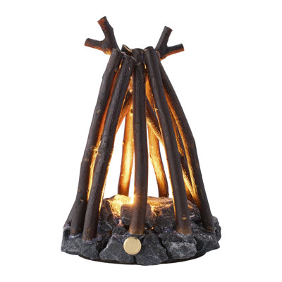 Rechargeable LED Campfire Night Light With Three Modes