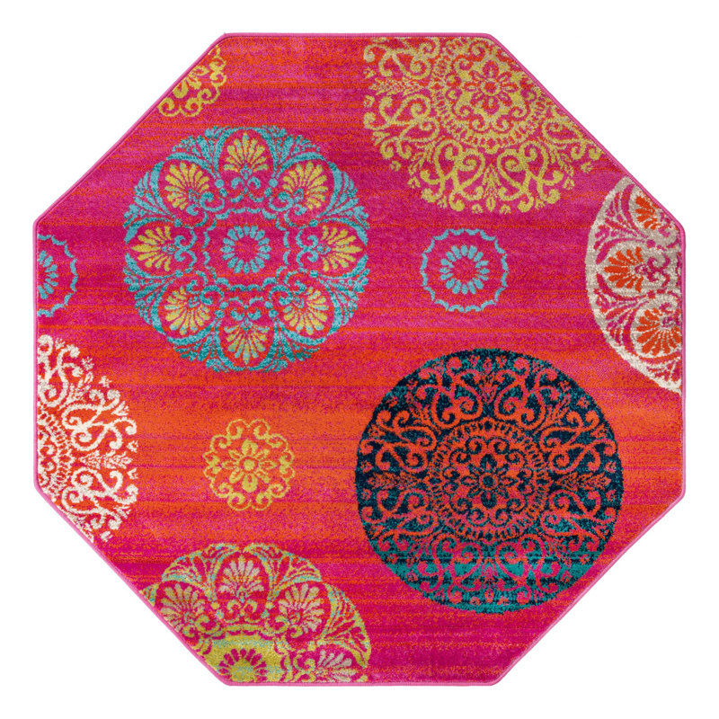 Tapis Langley Street® Aromi Akridge, Octogone 5 pi 3 po x 5 pi 3 po