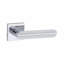 1 Pair Modern Lima Design Premium Door Handles on Square Rose