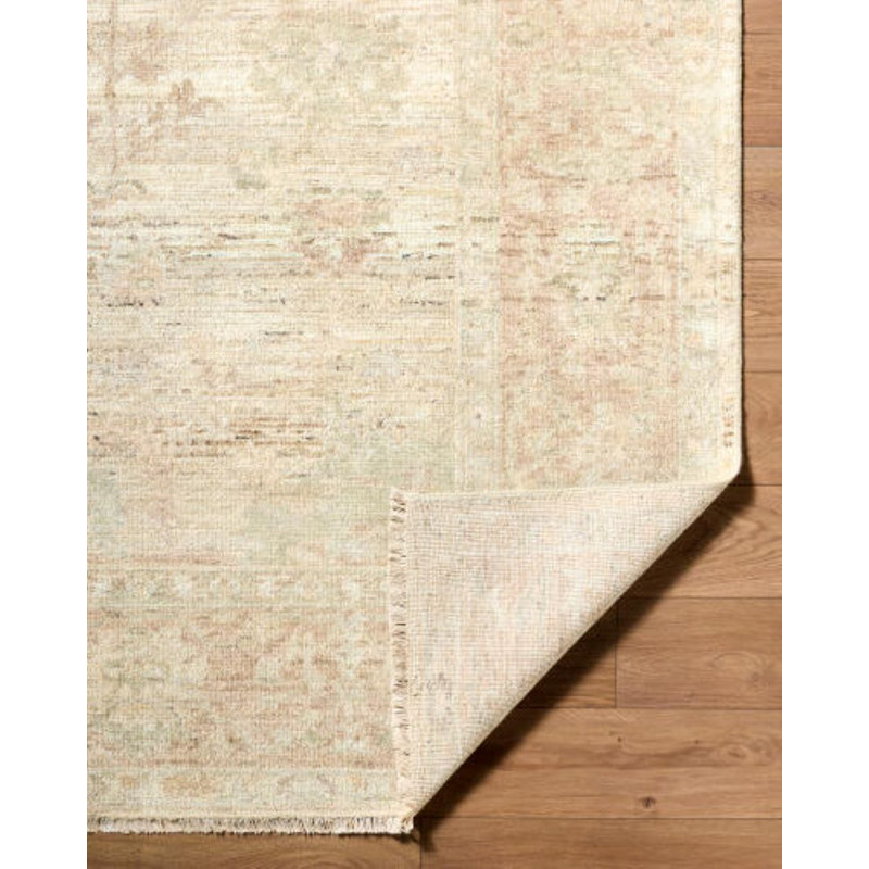 Khotan Handmade Wool Area Rug, Rectangle 6' x 9'
