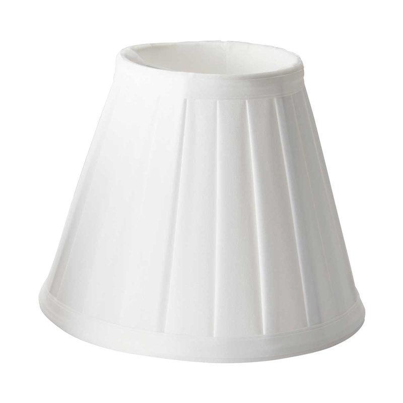 12.5 cm H Empire Lamp Shade ( Clip On ), White