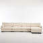 Canapé modulaire modulaire avec nuage, canapé modulaire en forme de L pour le salon, canapé modulaire à assise profonde avec accoudoirs ronds, 6 coussins, canapé moderne en flanelle à 4 places pour la chambre à coucher-1796481872