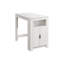 48-Inch Rectangular Counter Height Dining Table in White Laminate Finish