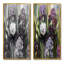 «Blooming Irises Garden», ensemble de 2 impressions sur toile-1079198356-1079198352